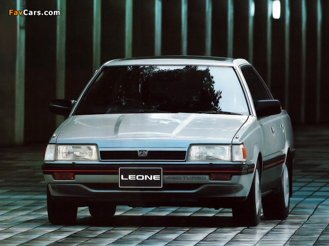 Photos of Subaru Leone Full Time 4WD 1.8 GT/II Turbo (AA7) 1986–88 (640 x 480)