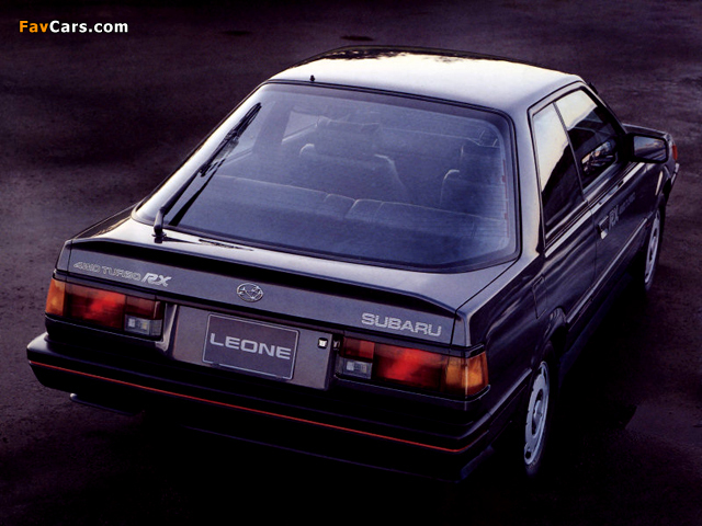Subaru Leone 4WD 1.8 RX Turbo (AG5) 1985–86 pictures (640 x 480)