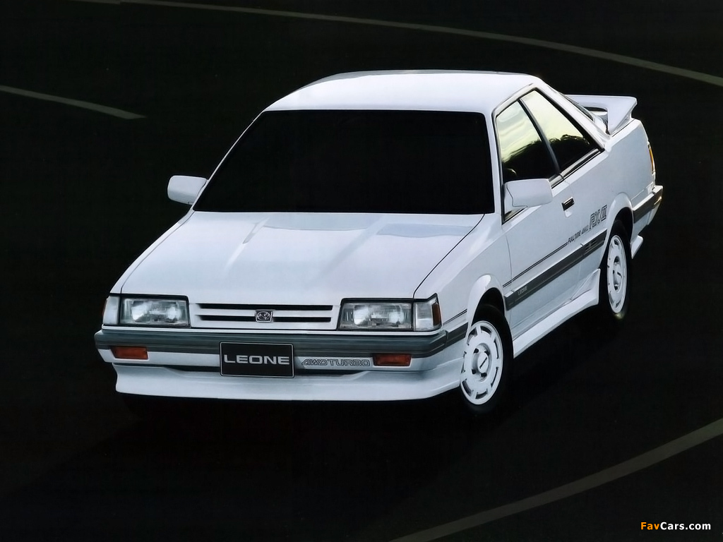 Subaru Leone Full Time 4WD 1.8 RX/II Turbo (AG6) 1986–88 images (1024 x 768)
