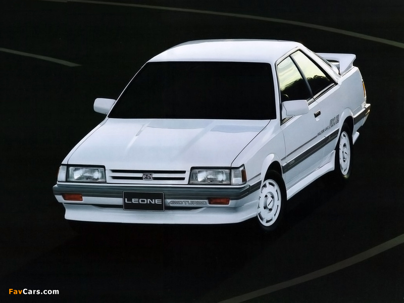 Subaru Leone Full Time 4WD 1.8 RX/II Turbo (AG6) 1986–88 images (800 x 600)