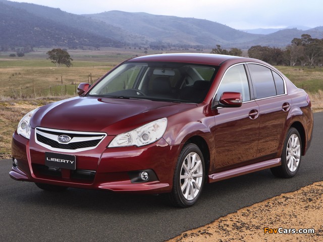 Images of Subaru Liberty 2.5i 2009 (640 x 480)