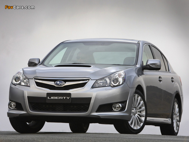 Subaru Liberty 2.5 GT-S 2009 pictures (640 x 480)