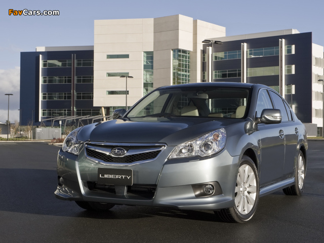 Subaru Liberty 2.5 GT-S 2009 wallpapers (640 x 480)