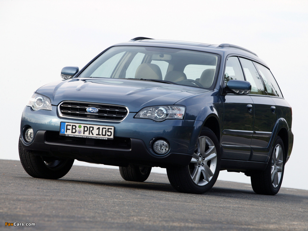 Images of Subaru Outback 3.0R 2003–06 (1024 x 768)