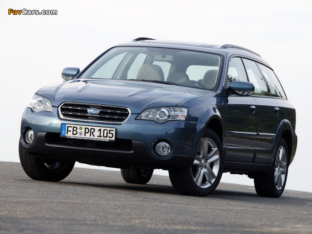 Images of Subaru Outback 3.0R 2003–06 (640 x 480)