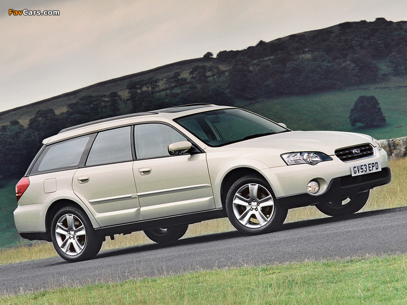 Images of Subaru Outback 3.0R UK-spec (BP) 2003–06 (800 x 600)