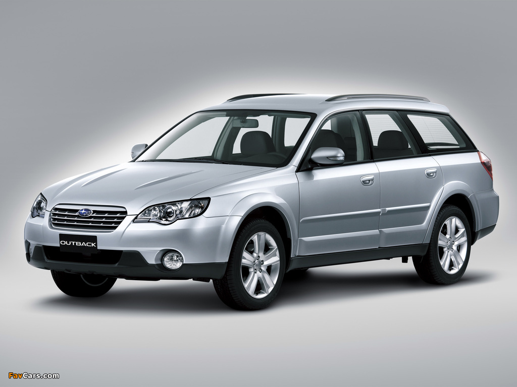 Images of Subaru Outback 2.5i (BP) 2006–09 (1024 x 768)