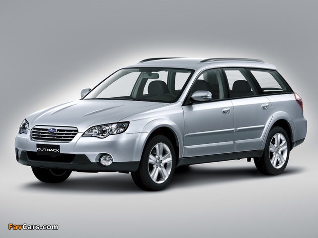 Images of Subaru Outback 2.5i (BP) 2006–09 (640 x 480)