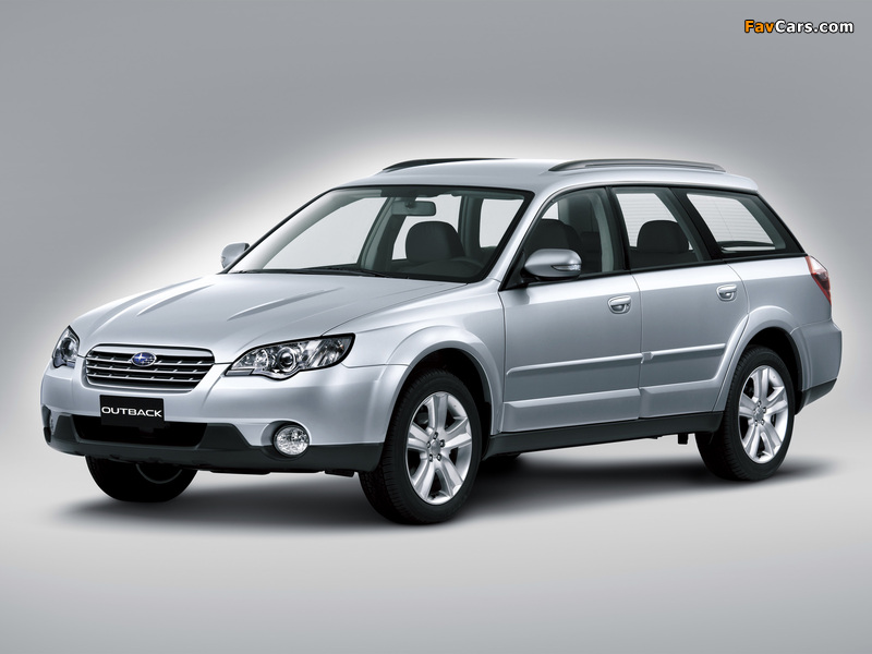 Images of Subaru Outback 2.5i (BP) 2006–09 (800 x 600)