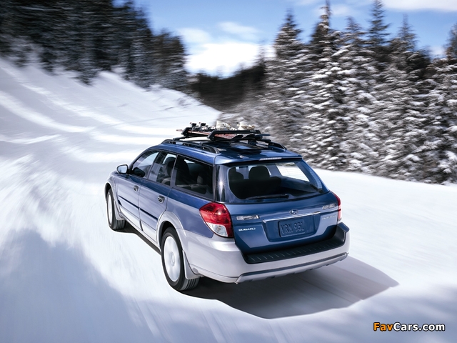 Images of Subaru Outback 2.5i US-spec (BP) 2006–09 (640 x 480)