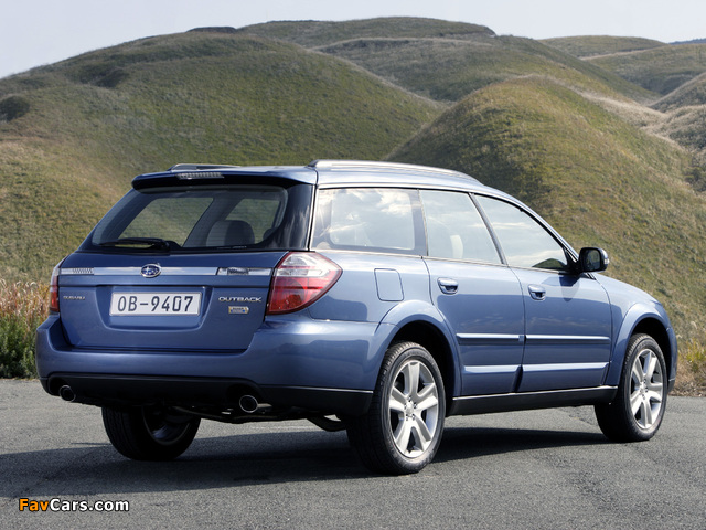 Images of Subaru Outback 2.0D (BP) 2008–09 (640 x 480)