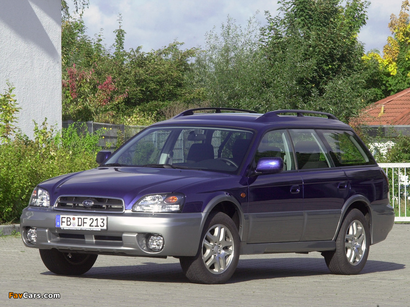 Photos of Subaru Outback 2.5i 1999–2003 (800 x 600)