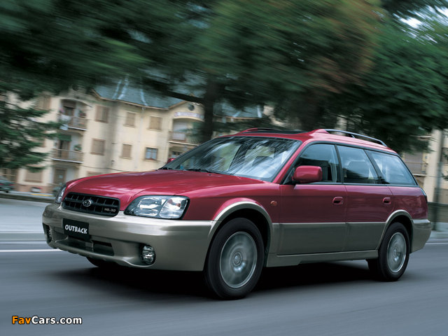 Photos of Subaru Outback H6-3.0 2000–03 (640 x 480)