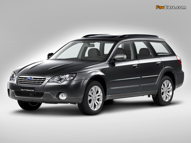 Photos of Subaru Outback 3.0R 2006–09 (640 x 480)