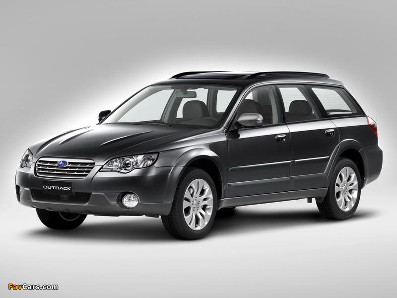 Photos of Subaru Outback 3.0R 2006–09 (800 x 600)