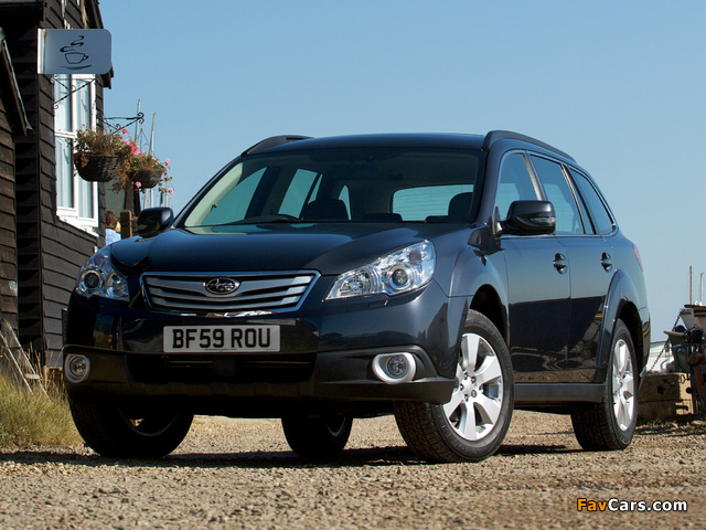 Photos of Subaru Outback 2.0D UK-spec (BR) 2009–12 (640 x 480)