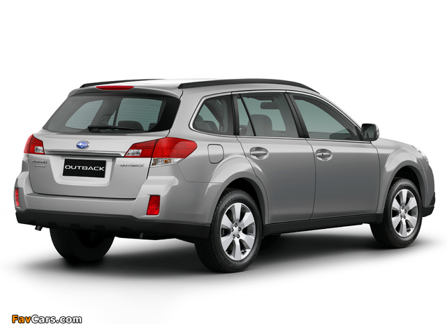 Photos of Subaru Outback 3.6R (BR) 2009–12 (640 x 480)