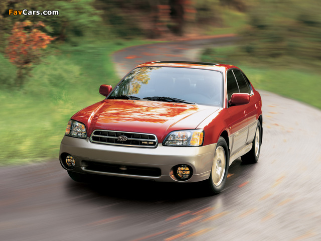 Pictures of Subaru Outback H6-3.0 VDC Sedan 2000–03 (640 x 480)