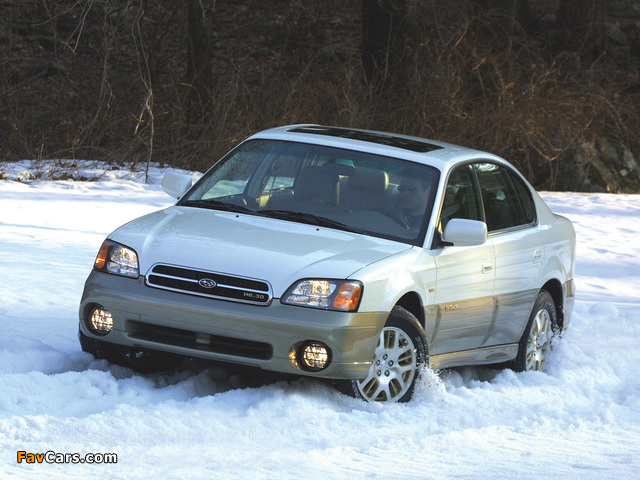 Pictures of Subaru Outback H6-3.0 VDC Sedan 2000–03 (640 x 480)