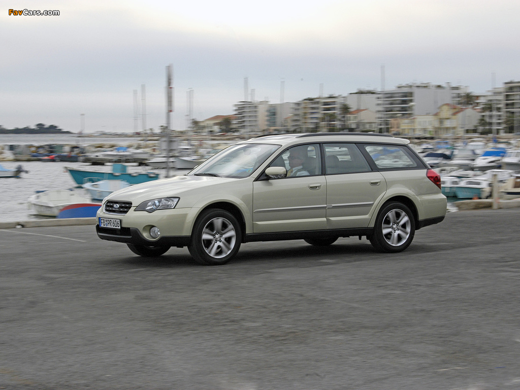 Pictures of Subaru Outback 3.0R 2003–06 (1024 x 768)