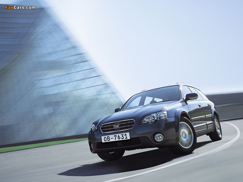 Pictures of Subaru Outback 3.0R 2003–06 (800 x 600)
