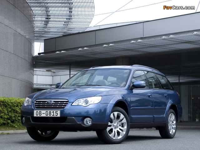 Pictures of Subaru Outback 3.0R 2006–09 (640 x 480)
