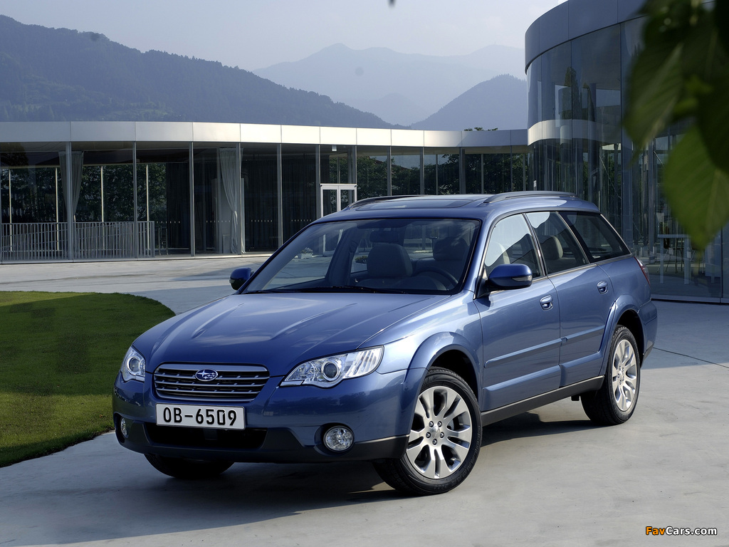 Pictures of Subaru Outback 3.0R 2006–09 (1024 x 768)