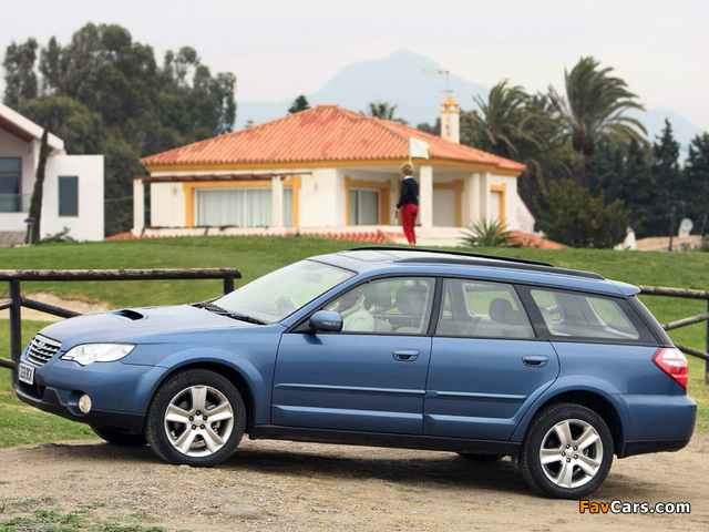 Pictures of Subaru Outback 2.0D UK-spec (BP) 2008–09 (640 x 480)