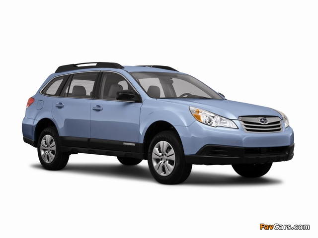 Pictures of Subaru Outback 2.5i US-spec (BR) 2009–12 (640 x 480)