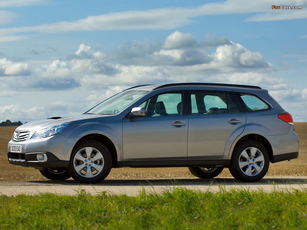 Pictures of Subaru Outback 2.0D UK-spec (BR) 2009–12 (1024 x 768)