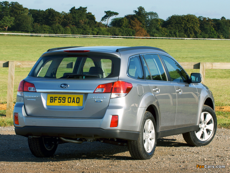 Pictures of Subaru Outback 2.0D UK-spec (BR) 2009–12 (800 x 600)