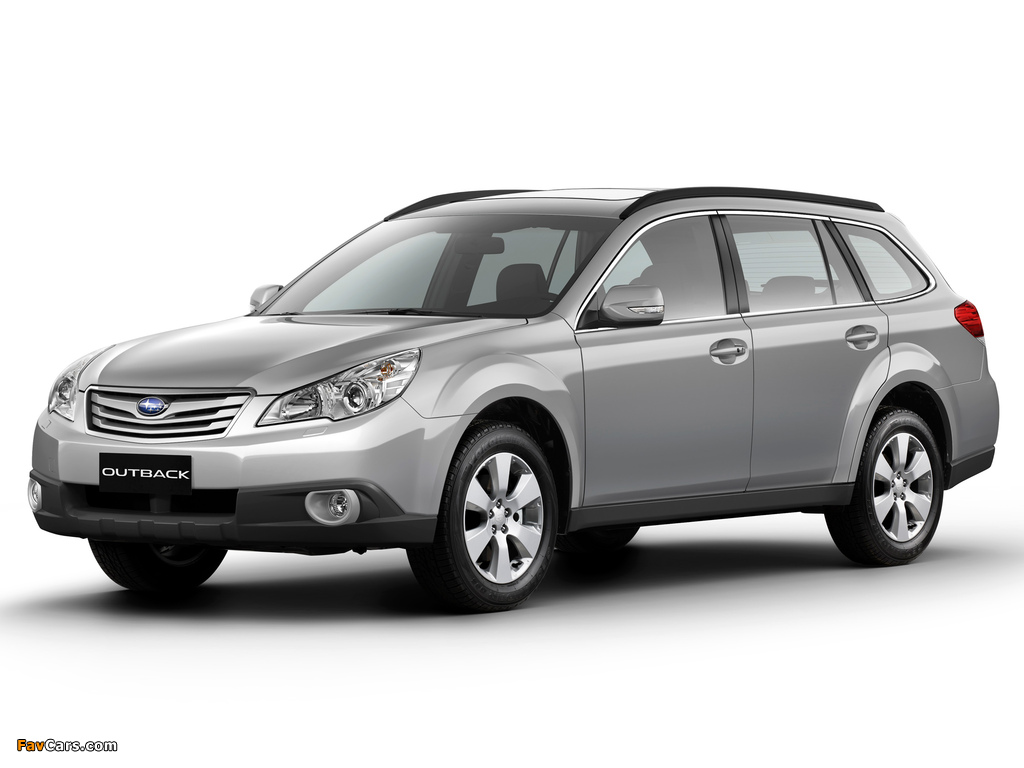 Pictures of Subaru Outback 3.6R (BR) 2009–12 (1024 x 768)