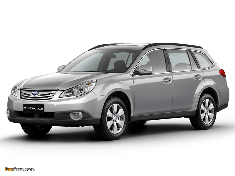 Pictures of Subaru Outback 3.6R (BR) 2009–12 (800 x 600)