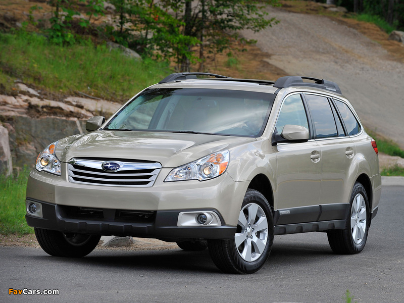 Pictures of Subaru Outback 2.5i US-spec (BR) 2009–12 (800 x 600)