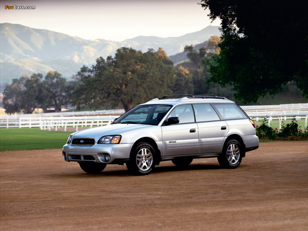 Subaru Outback 2.5i US-spec 1999–2003 images (1024 x 768)