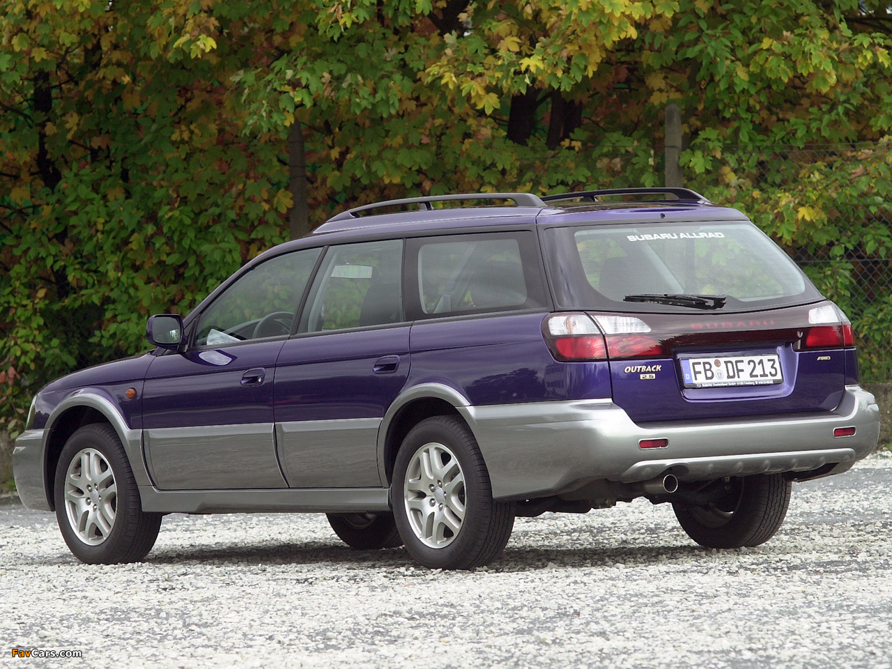 Subaru Outback 2.5i 1999–2003 photos (1280 x 960)