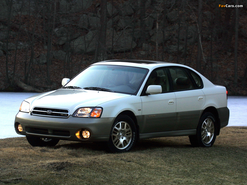 Subaru Outback H6-3.0 VDC Sedan 2000–03 photos (1024 x 768)