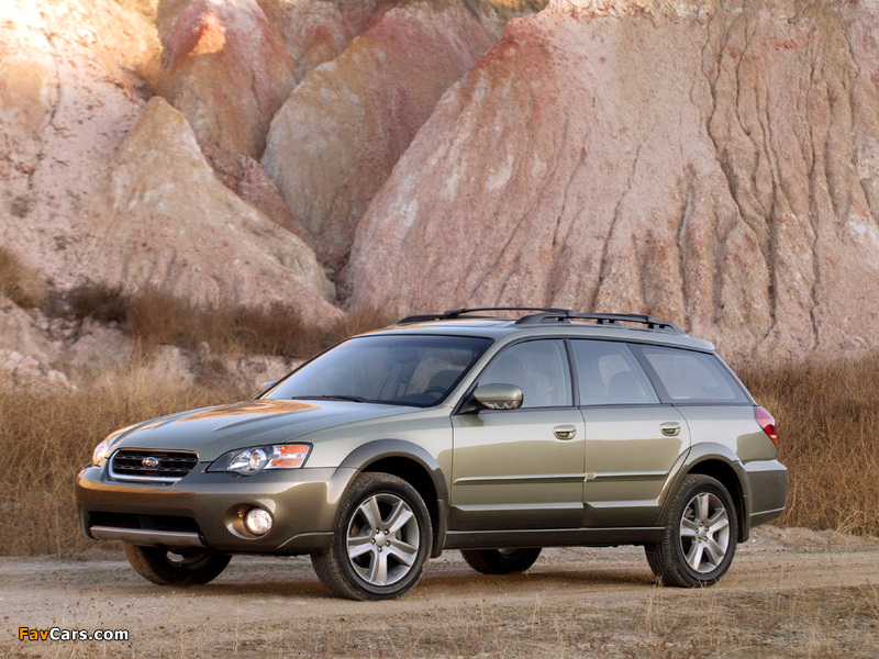 Subaru Outback 3.0R US-spec 2003–06 images (800 x 600)