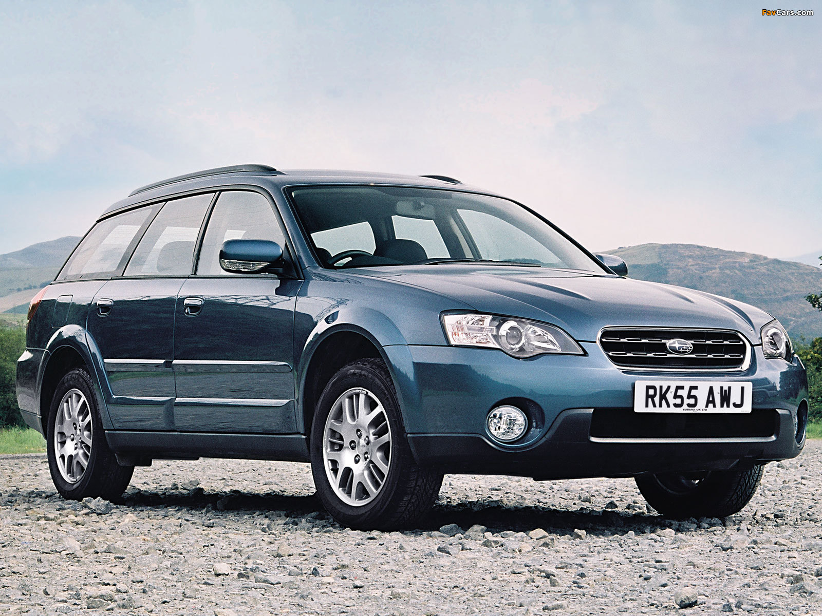 Subaru Outback 2.5i UK-spec (BP) 2003–06 photos (1600 x 1200)
