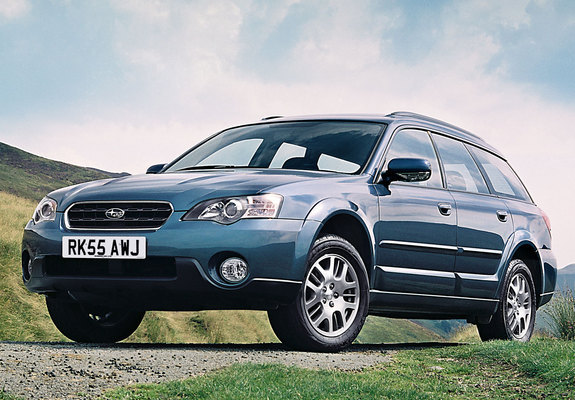 Subaru Outback 2.5i UK-spec (BP) 2003–06 photos