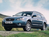 Subaru Outback 2.5i UK-spec (BP) 2003–06 photos