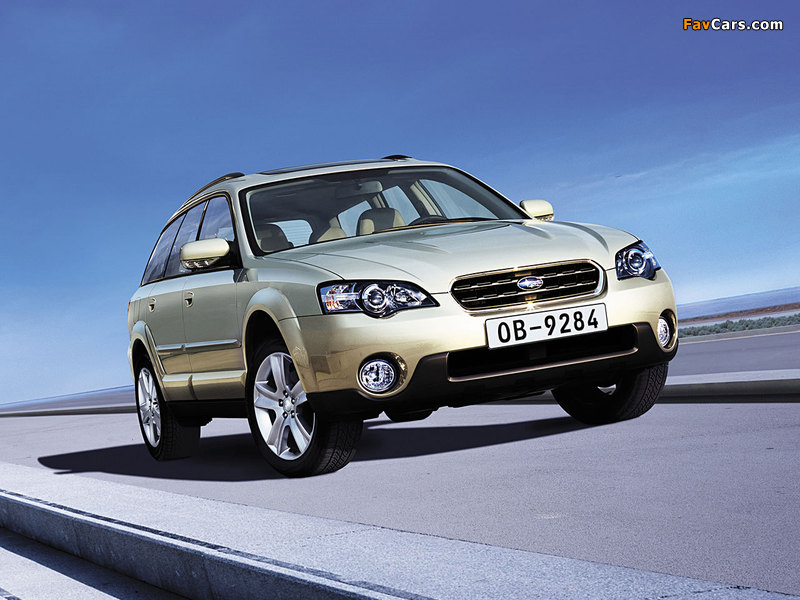 Subaru Outback 3.0R 2003–06 pictures (800 x 600)