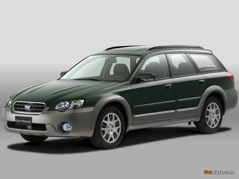 Subaru Outback 2.5i (BP) 2003–06 pictures (800 x 600)