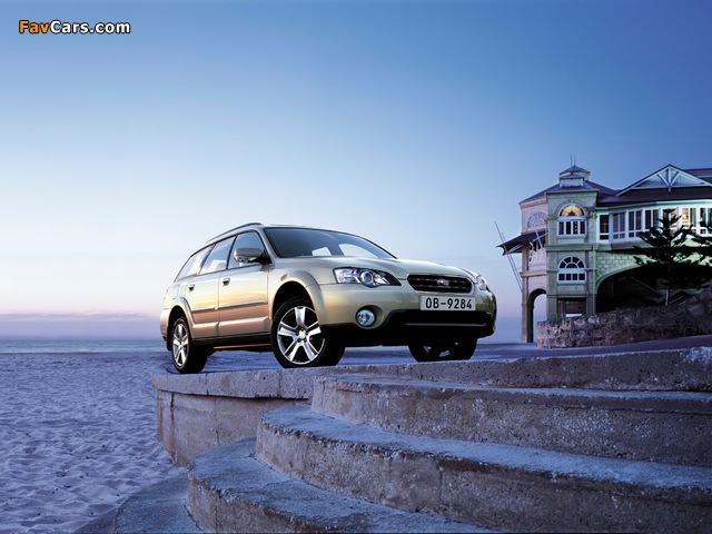Subaru Outback 3.0R 2003–06 pictures (640 x 480)