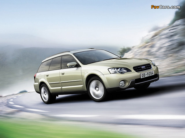 Subaru Outback 3.0R 2003–06 wallpapers (640 x 480)