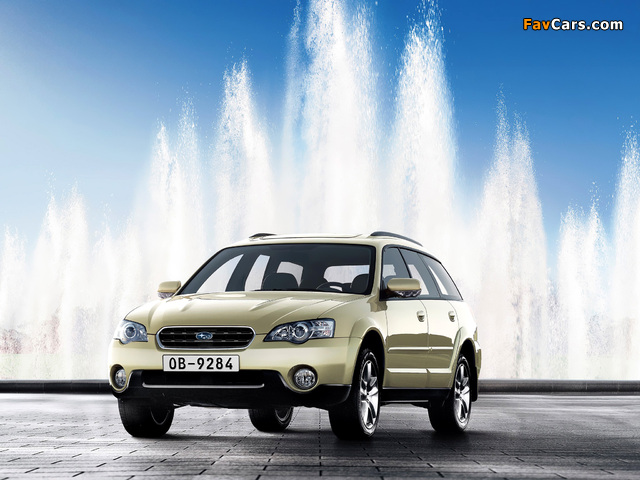 Subaru Outback 3.0R 2003–06 wallpapers (640 x 480)