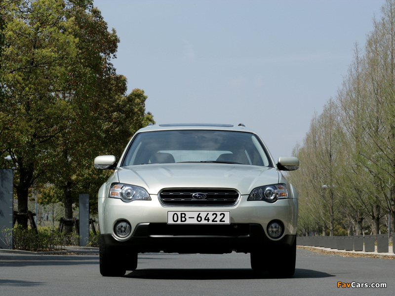 Subaru Outback 3.0R 2003–06 wallpapers (800 x 600)