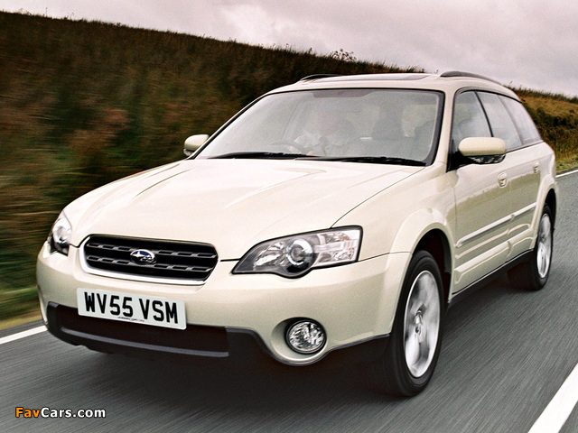 Subaru Outback 3.0R UK-spec (BP) 2003–06 wallpapers (640 x 480)