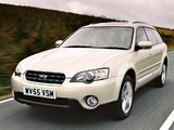 Subaru Outback 3.0R UK-spec (BP) 2003–06 wallpapers