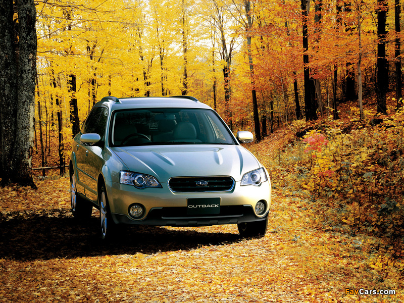 Subaru Outback 3.0R 2003–06 wallpapers (800 x 600)